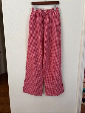 Zara girls gingham pants size 13-14 years